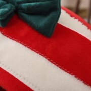 Cozy Box Pet House: Warm Plush Nest for Cats & Small Dogs - detail - Candy Stripe